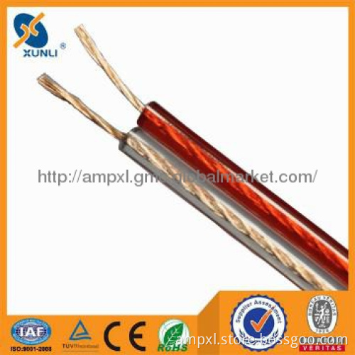 True sounded speaker wire with high conductivity